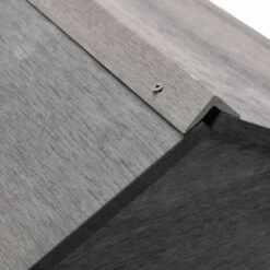 VidaXL Garage Pour Tondeuse à Gazon Gris 80x80x70 Cm WPC - Gris -France Tondeuse Soldes Boutique 33172780 5