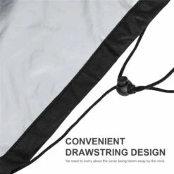 ASUPERMALL Housse De Tondeuse A Gazon Avec Revetement Impermeable Pare-Soleil Housse De Protection Anti-Dechirure Aux Uv Housse Avec Cordon De Serrage, Noir - Noir -France Tondeuse Soldes Boutique 33483066 4