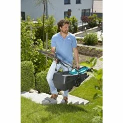 GARDENA Tondeuse électrique PowerMax 1100/32. Tondeuse Filaire / 1100W / Largeur De Coupe 32 Cm / Bac 30L / Pelouse Jusqu'à 300m² (5031-20). -France Tondeuse Soldes Boutique 33511369 5