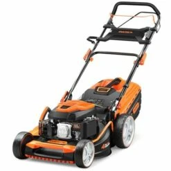 Tondeuse Thermique Professionnelle Autotractée FUXTEC FX-RM5396P - 196 Cm3, Easy Clean, 25-70mm Hauteur De Coupe, 60L -France Tondeuse Soldes Boutique 34260300 3