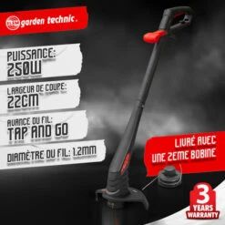 ELEM GARDEN TECHNIC Tondeuse 1300W + Coupe Bordures 250W -France Tondeuse Soldes Boutique 34701293 3