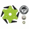 TIGA Tête De Tondeuse à Gazon 3/6 Lames En Acier Pour Ficelle D'herbe De Jardin + Couvercle De Plaque (vert, 6 Dents Avec Pièces) -France Tondeuse Soldes Boutique 35626584 1