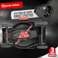 ELEM GARDEN TECHNIC Tondeuse à Gazon électrique 1300W- 32cm-Elem Garde -France Tondeuse Soldes Boutique 35660614 3