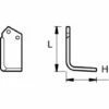 LEM SELECT Lame équerre Droite P-HL 9900 Adaptable HOWARD -France Tondeuse Soldes Boutique 35969462 1