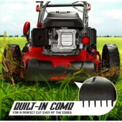 Boudech Tondeuse Autopropulsée 200cc 5hp OHV 4 Temps Avec E-start Mulching 4in1 Largeur De Coupe 550mm -France Tondeuse Soldes Boutique 36612869 5