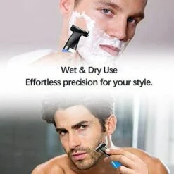 BRIDAY Tondeuse à Barbe, Rasoir électrique Pour Homme Humide Et Sec, Rechargeable Par USB -France Tondeuse Soldes Boutique 36813725 5