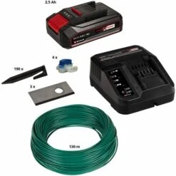 Einhell Kit D'installation 500m² Pour Robot-Tondeuse FREELEXO (Jusqu'à 500m², 3 Lames, 130m Câble Périphérique) Livré Avec Batterie 2,5Ah Et Chargeur -France Tondeuse Soldes Boutique 36889421 5