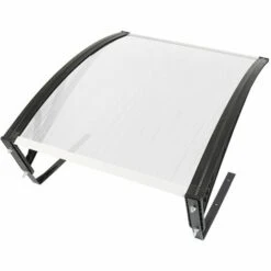 YONGQING Abri Pour Robot Tondeuse Protection Garages Toit Protection Solaire Pour Robots Tondeuses Transparent Toit Carport Pour Tondeuses - Noir-argent