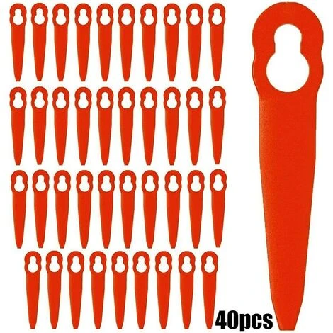 LANGRAY 40 Pièces Accessoires De Lames En Plastique De Remplacement Pour STIHL Polycut 2-2 FSA 45 Tondeuse à Gazon Coupe-herbe 7 LANGRAY 40 Pièces Accessoires De Lames En Plastique De Remplacement Pour STIHL Polycut 2-2 FSA 45 Tondeuse à Gazon Coupe-herbe – Image 5