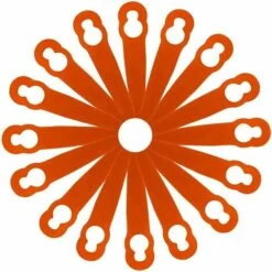 LANGRAY 100 Pièces Accessoires De Lames En Plastique De Remplacement Pour STIHL Polycut 2-2 FSA 45 Tondeuse à Gazon Coupe-herbe
