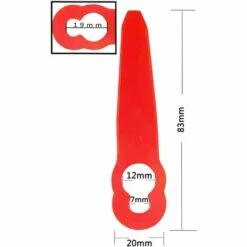 LANGRAY 100 Pièces Accessoires De Lames En Plastique De Remplacement Pour STIHL Polycut 2-2 FSA 45 Tondeuse à Gazon Coupe-herbe -France Tondeuse Soldes Boutique 37891932 4