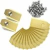 ABCRITAL Lames De Couteau En Titane, Couteau De Tondeuse À Gazon Robot Pour Toutes Les Vis De Tondeuse À Gazon Robot Husqvarna Automower 2 ABCRITAL Lames De Couteau En Titane, Couteau De Tondeuse À Gazon Robot Pour Toutes Les Vis De Tondeuse À Gazon Robot Husqvarna Automower -France Tondeuse Soldes Boutique 38079051 1