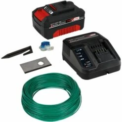 Einhell Kit D'installation 800m² Pour Robot-tondeuse FREELEXO (Jusqu'à 800m², 3 Lames, 210m Câble Périphérique) Livré Avec Batterie 3,0Ah Et Chargeur