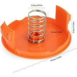 ECHOO Capuchons De Bobine, Ressorts Accessoires De Pièces De Rechange Couvercles De Capuchon De Bobine De Rechange Compatibles Avec Ressort Pour Bobine De Débroussailleuse AFS Matériau ABS Solide Et Durable (4PCS) -France Tondeuse Soldes Boutique 39605931 3