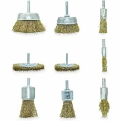 THSINDE Ensemble De Brosses Métalliques, Brosses De Roue Et De Coupe En Laiton Avec Tige, Brosses De Ponçage Pour Diverses Perceuses, Parfaites Pour éliminer La Rouille, La Corrosion, La Peinture Pour Les Outils électriques, De Jardin Et à Main (paquet De 9) 11 THSINDE Ensemble De Brosses Métalliques, Brosses De Roue Et De Coupe En Laiton Avec Tige, Brosses De Ponçage Pour Diverses Perceuses, Parfaites Pour éliminer La Rouille, La Corrosion, La Peinture Pour Les Outils électriques, De Jardin Et à Main (paquet De 9) -France Tondeuse Soldes Boutique 42180322 5