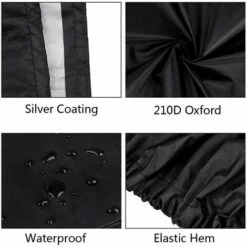 TANABATA Housse Imperméable Pour Tondeuse Autoportée - Housse De Protection Pour Tracteur De Jardin (182,9 X 111,8 X 116,8 Cm) -France Tondeuse Soldes Boutique 42414944 5