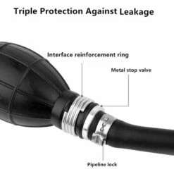 THSINDE Tuyau Gaz Carburant Pompe,Poire Amorçage Carburant Auto Bateau,Universelle Pompe à Essence De Carburant De Tuyau D'Aspiration Siphon De Pompe à Eau/essence Avec Pompe De Transfert De Carburant(8mm) -France Tondeuse Soldes Boutique 42452081 3
