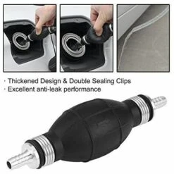 THSINDE Tuyau Gaz Carburant Pompe,Poire Amorçage Carburant Auto Bateau,Universelle Pompe à Essence De Carburant De Tuyau D'Aspiration Siphon De Pompe à Eau/essence Avec Pompe De Transfert De Carburant(8mm) -France Tondeuse Soldes Boutique 42452081 5