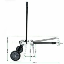 WILTEC Scarificateur Trainé Pour Tracteur Tondeuse Largeur De Travail 100cm Roues En Caoutchouc 7 -France Tondeuse Soldes Boutique 4250536 3