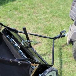 WILTEC Balai Ramasseur Balayeuse Tondeuse Autoportée Largeur De 95 Cm Et Roues En Caoutchouc 254x44,5mm -France Tondeuse Soldes Boutique 4254666 4