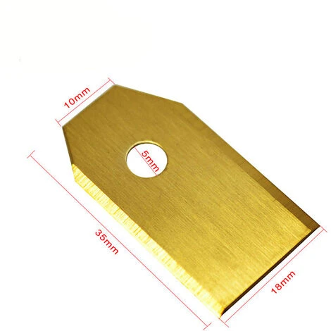 SUN FLOWERIT Lot De 45 Lames En Titane Pour Tondeuse Robot Husqvarna Automower, Gardena, Yardforce (3 G - 0,75 Mm) + 45 Vis 4 SUN FLOWERIT Lot De 45 Lames En Titane Pour Tondeuse Robot Husqvarna Automower, Gardena, Yardforce (3 G - 0,75 Mm) + 45 Vis – Image 2