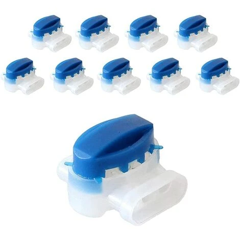 DENUOTOP 10 Pièces Connecteurs Câble, Borne Connecteur Cable, Connecteur Étanche, Connecteur Fil À Sertir À 3 Trous Connecteur De Tondeuse Rempli De Gel, Pour Les Tondeuses À Gazon Robotisées 3 DENUOTOP 10 Pièces Connecteurs Câble, Borne Connecteur Cable, Connecteur Étanche, Connecteur Fil À Sertir À 3 Trous Connecteur De Tondeuse Rempli De Gel, Pour Les Tondeuses À Gazon Robotisées