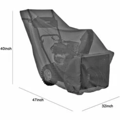 VERSAILLESFR Housse De Protection Pour Souffleuse, Housse De Protection Pour Tondeuse à Gazon Etanche, Protection Pour Tondeuse Étanche à La Poussière Anti-UV Jardin Pelouse Avec Sac De Stockage -Versailles -France Tondeuse Soldes Boutique 45968115 5