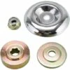 DEVENIRRICHE 4 Pièces Kit Fixation écrou Lame Boîte, Boîte De Vitesses En Métal Pour Tondeuse à Gazon, Accessoires De Boîte De Vitesses En Métal Pour Tondeuse, Pour Tondeuse à Gazon, Machine D'irrigation