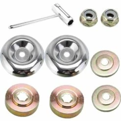 DEVENIRRICHE 5 Pièces De Débroussailleuse Accessoires De Jardin, Accessoires Pour Tondeuses à Gazon Métallique, Convient Aux Pièces Générales De Tondeuse Stihl Fs120 Fs130 Fs200R Fs250 Fs55