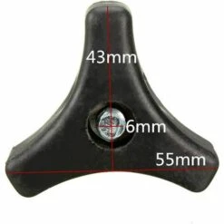 DEVENIRRICHE Lot De 2 Poignées Triangulaires Pour Tondeuse à Gazon, Vis, écrou, Boulon - Pièces De Rechange Pour Outils De Jardinage - Accessoires Pour Machine à Gazon/tondeuse à Gazon Honda (noir) -France Tondeuse Soldes Boutique 46888393 2