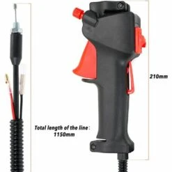 LONGZIMING Pièces De Tondeuse à Gazon Interrupteurs Trimmer Débroussailleuse Poignée Commutateur Poignée D'accélérateur Accessoires De Câble -France Tondeuse Soldes Boutique 47155509 2