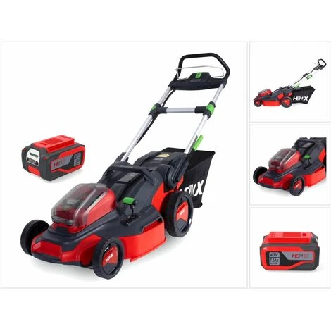 Henx H36GC20 Tondeuse à Gazon 40 V 51 Cm 60 L Brushless + 1x Batterie 7,5 Ah - Sans Chargeur 3 Henx H36GC20 Tondeuse à Gazon 40 V 51 Cm 60 L Brushless + 1x Batterie 7,5 Ah - Sans Chargeur