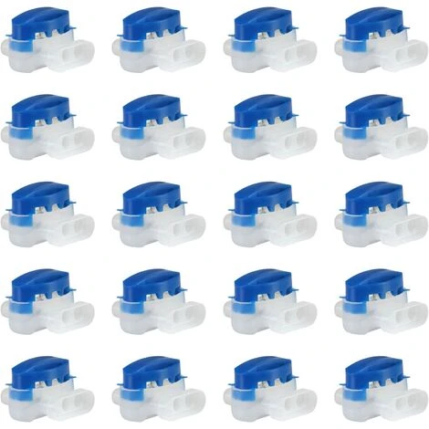 Lot De 20 Connecteurs De Câble Remplis Des Résines Pour Robot Tondeuse Betterlife,Original Connecteurs 314 Pour Robot Tondeuse(bleu) 3 Lot De 20 Connecteurs De Câble Remplis Des Résines Pour Robot Tondeuse Betterlife,Original Connecteurs 314 Pour Robot Tondeuse(bleu)
