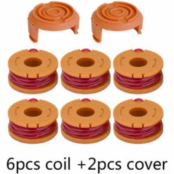 SUPERSELLER Accessoire Pour Tondeuse Et Autoportée Accessoire De Tondeuse à Gazon En Nylon Pour Tondeuse à Gazon Worx, 2 - 2