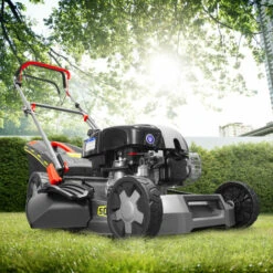 GARDEOPRO Tondeuse Thermique Tractée 161CC Avec Moteur Briggs And Stratton, Mulching Et éjection Latérale - Gardeo Pro -France Tondeuse Soldes Boutique 50921873 5