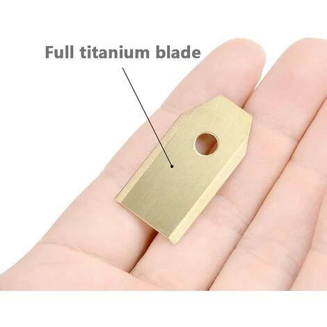 45 Pcs Lame De Rechange 35x18x0.75mm Acier Inoxydable Lames De Lames R40Li / R70Li Titane Lame De Tondeuse Pour Automower Husqvarna Et Gardena GrooFoo 4 45 Pcs Lame De Rechange 35x18x0.75mm Acier Inoxydable Lames De Lames R40Li / R70Li Titane Lame De Tondeuse Pour Automower Husqvarna Et Gardena GrooFoo â Image 2