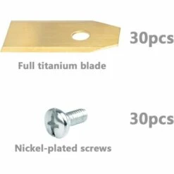 45 Pcs Lame De Rechange 35x18x0.75mm Acier Inoxydable Lames De Lames R40Li / R70Li Titane Lame De Tondeuse Pour Automower Husqvarna Et Gardena GrooFoo 10 45 Pcs Lame De Rechange 35x18x0.75mm Acier Inoxydable Lames De Lames R40Li / R70Li Titane Lame De Tondeuse Pour Automower Husqvarna Et Gardena GrooFoo -France Tondeuse Soldes Boutique 50947542 4