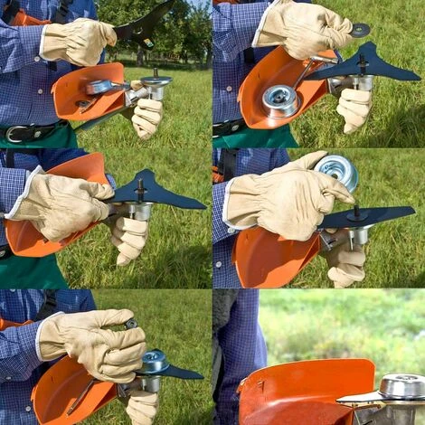 TINOR Kit D'adaptateur De Lame De Machine De Jardinage De Tondeuse à Gazon Pour Débroussailleuse De Coupe-Bordure STIHL 6 TINOR Kit D'adaptateur De Lame De Machine De Jardinage De Tondeuse à Gazon Pour Débroussailleuse De Coupe-Bordure STIHL – Image 4