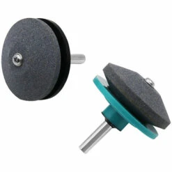 SUPERSELLER Accessoire Pour Tondeuse Et Autoportée Affûteuse De Lame De Tondeuse à Gazon Affûteuse Universelle Meuleuse Meule Pierre Pour Perceuse électrique Perceuse à Main Tige 1/4", Bleu - Bleu -France Tondeuse Soldes Boutique 51244965 4