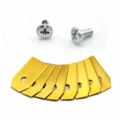 ZHUOXUAN Lames De Rechange En Titane Pour Tous Les Tondeuses De Jardin Automower Husqvarna/Gardena/Yard Force/Automower, Robuste (3.1 G / 0.75 Mm) Avec Vis -France Tondeuse Soldes Boutique 51447822 3