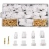 LITZEE 380PCS 2.8mm Automobile Connecteur Kit 2 3 4 6 Broches Automobile Fil Électrique Connecteurs Kit Pour Moto Moto Voiture Camion Scooter Bateaux Électrique Instruments -France Tondeuse Soldes Boutique 51552709 1