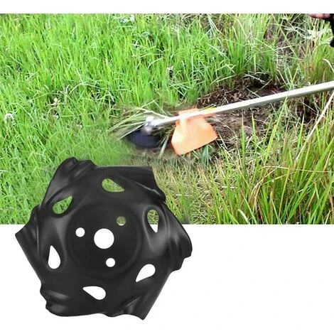 LITZEE Tête De Débroussailleuse à Bordure Ronde En Acier Carbone Noir Pour Tondeuse à Gazon Accessoire Pour Jardin, Pelouse, Ferme 7 LITZEE Tête De Débroussailleuse à Bordure Ronde En Acier Carbone Noir Pour Tondeuse à Gazon Accessoire Pour Jardin, Pelouse, Ferme – Image 5