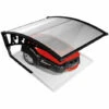 Hengda Garage Pour Tondeuse à Gazon Robomove Bâche De Couverture Garage Toit De Tondeuse Robotisée Jardin Gazon Capot - Noir