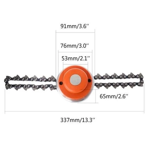 LIFCAUSAL Tondeuse à Chaîne 65Mn Tondeuse à Gazon De Jardin Débroussailleuse Pour Tondeuse à Gazon 4 LIFCAUSAL Tondeuse à Chaîne 65Mn Tondeuse à Gazon De Jardin Débroussailleuse Pour Tondeuse à Gazon – Image 2