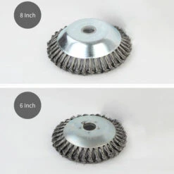 LIFCAUSAL Tête De Coupe Débroussailleuse Tête De Tondeuse à Gazon D'extérieur Tête De Rasoir En Fil D'acier Accessoires De Tête De Coupe Outil De Mangeur D'herbe Remplacement Extra Résistant Pour Meuleuses D'angle De Peinture Antirouille -France Tondeuse Soldes Boutique 52587636 3