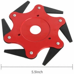 LIFCAUSAL Tête De Coupe Débroussailleuse Tête De Tondeuse à Gazon Extérieure 65Mn Acier Tête De Coupe-herbe Outil De Désherbage Extra Heavy Duty Remplacement Pour Coupe-bordures -France Tondeuse Soldes Boutique 52587639 3