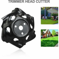LIFCAUSAL Tête De Coupe Lame De Coupe Tête De Tondeuse à Gazon D'extérieur Tête De Rasoir En Acier Accessoires D'affûtage De Tête Outil De Mangeur D'herbe Remplacement Très Résistant -France Tondeuse Soldes Boutique 52587650 4