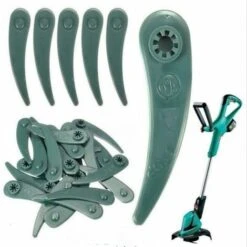 DONTODENT Lot De 25 Lames En Plastique Pour Tondeuse à Gazon, Agriculture, Foresterie, Jardinage, Accessoire De Rechange Pour Tondeuse à Gazon -dent Plate