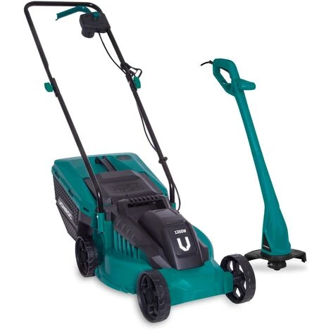 VONROC Set Tondeuse à Gazon 1300W Largeur De Coupe 32cm – Débroussailleuse 300W Diamètre De Coupe Ø230mm 3 VONROC Set Tondeuse à Gazon 1300W Largeur De Coupe 32cm – Débroussailleuse 300W Diamètre De Coupe Ø230mm