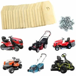 Hengda 30 Lames De Rechange TITAN 0,75mm Pour Tondeuses-robots Husqvarna Automower Gardena - Jaune